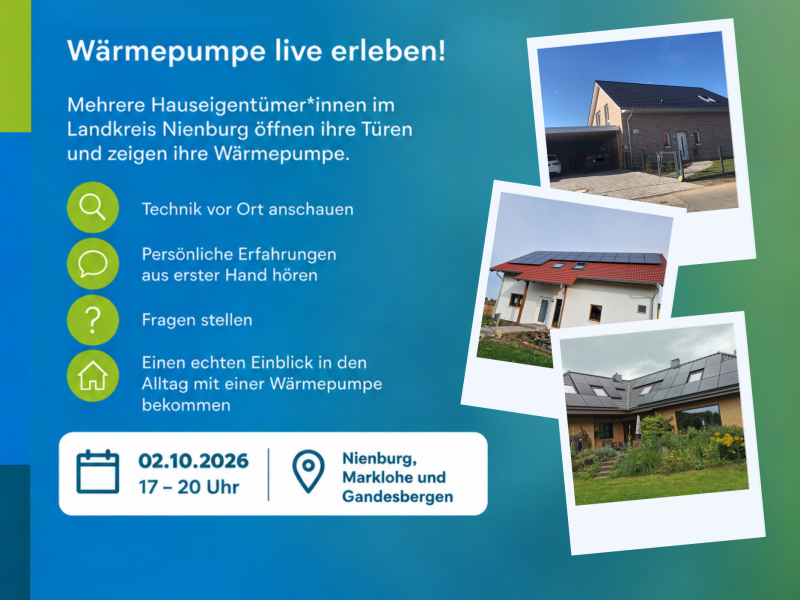 Wärmepumpenparty: Wärmepumpen in der Praxis erleben